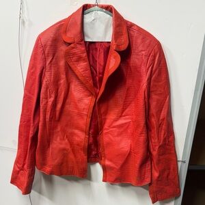 Jones New York Vibrant Red Blazer